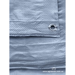 Тент поліпропіленовий сірий 3х4 м, 120 г/м2